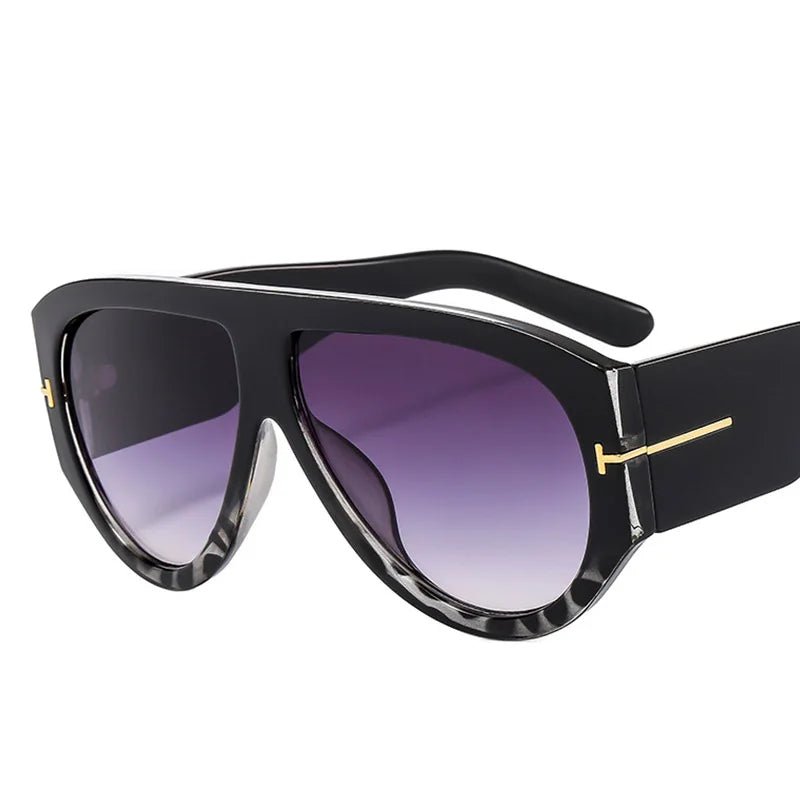 Trendy Oversized Y2K Pilot Sunglasses for a Chic Coquette Aesthetic Look