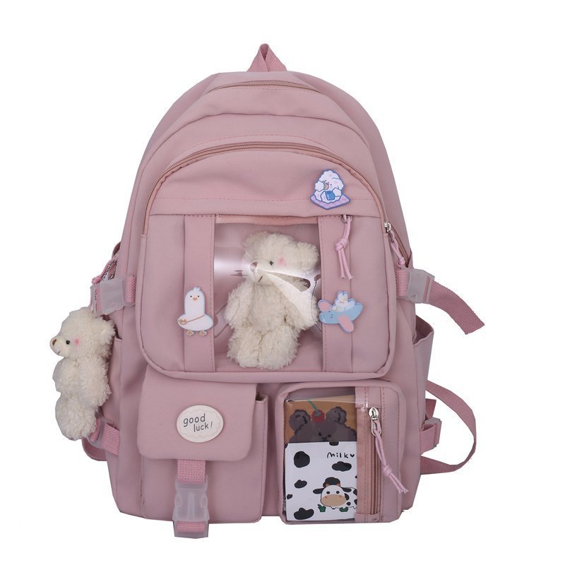 Trendy Y2K Aesthetic Large Capacity School Backpack for Stylish Everyday Use