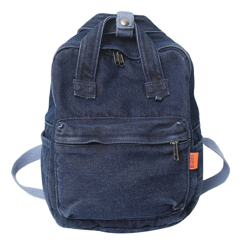 Trendy Y2K Denim Mini Backpack for Aesthetic Outfits and Everyday Style