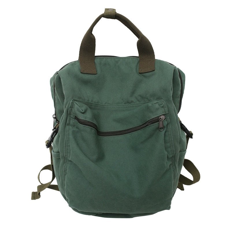 Y2K Aesthetic Canvas Large Capacity Backpack for Trendy Coquette and Grunge Styles