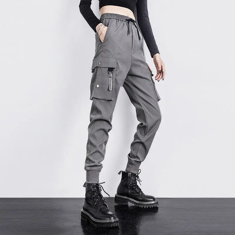 Y2K Aesthetic Casual Cargo Joggers for Trendy Grunge and Coquette Outfits