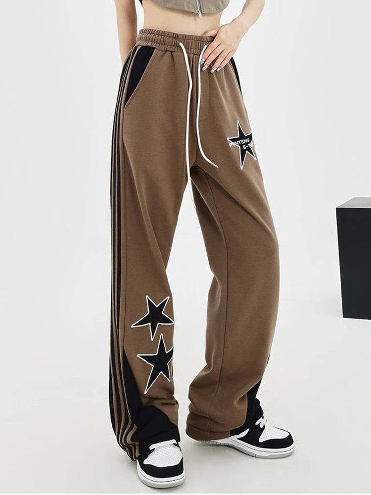 Y2K Aesthetic Casual Sweatpants for Comfy Grunge and Coquette Style Outfits