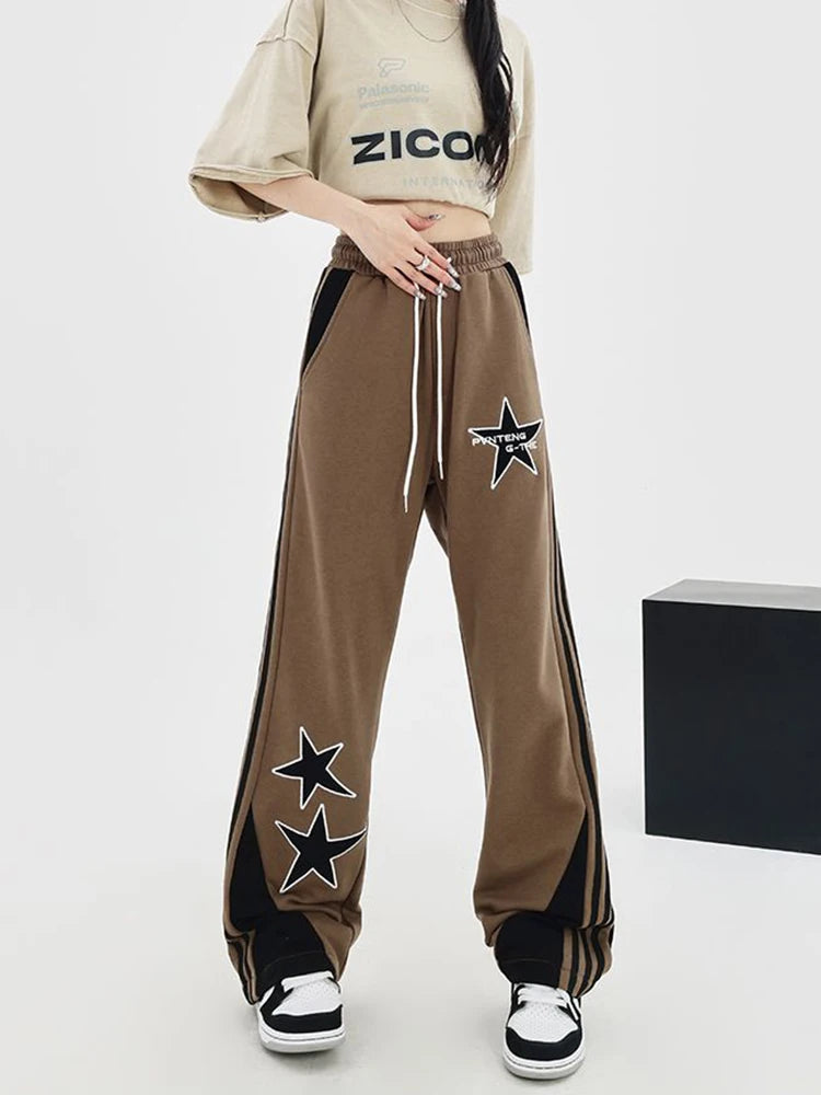 Y2K Aesthetic Casual Sweatpants for Comfy Grunge and Coquette Style Outfits