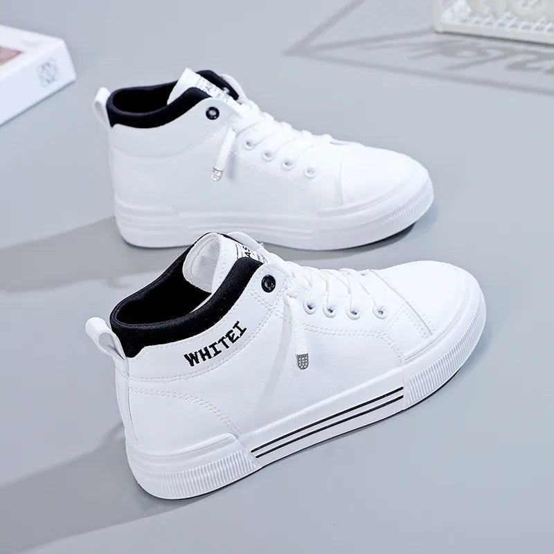 Y2K Aesthetic High-Top Sneakers for Trendy Streetwear Style and Comfy Vibes