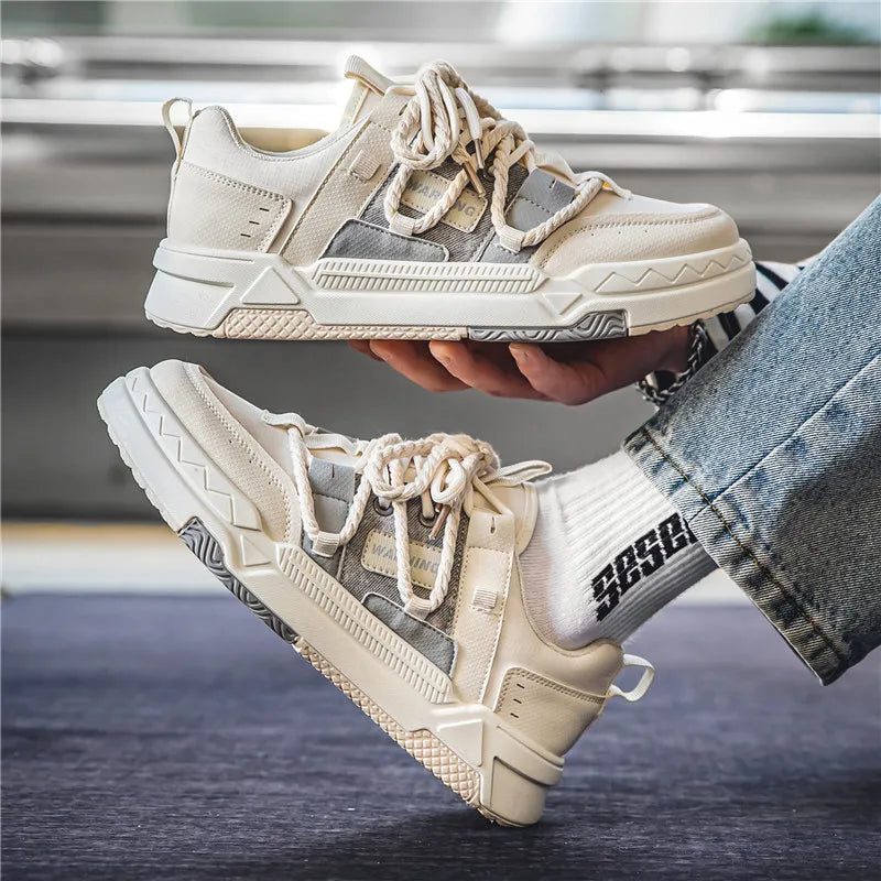 Y2K Aesthetic Platform Sneakers for Trendy Streetwear Style