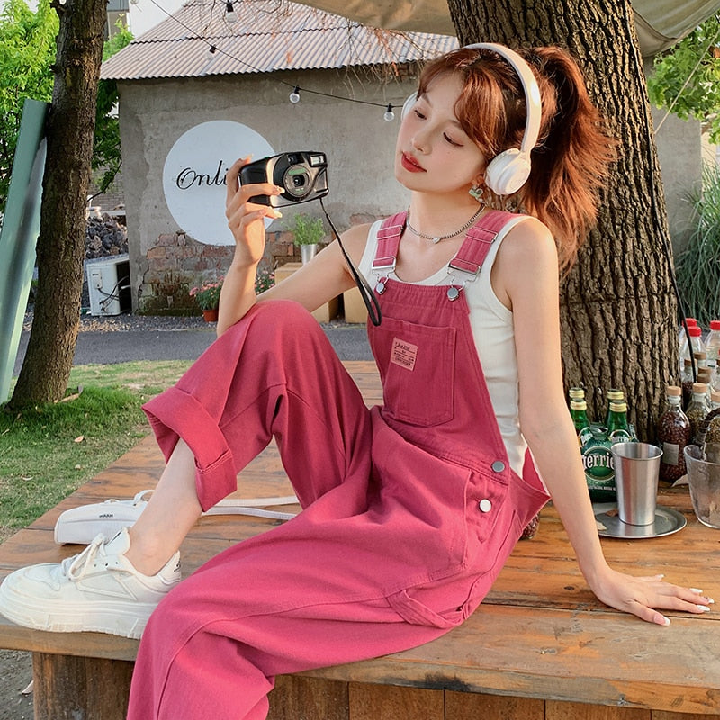 Y2K Aesthetic Summer Denim Overalls for a Cute and Comfy Coquette Style Look