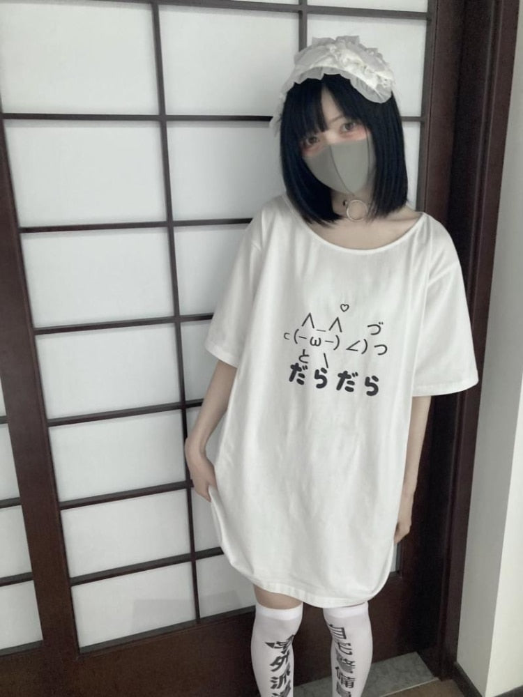 Y2K Aesthetic Summer Japanese Graphic Tee - Cute and Comfy for Trendy Outfits