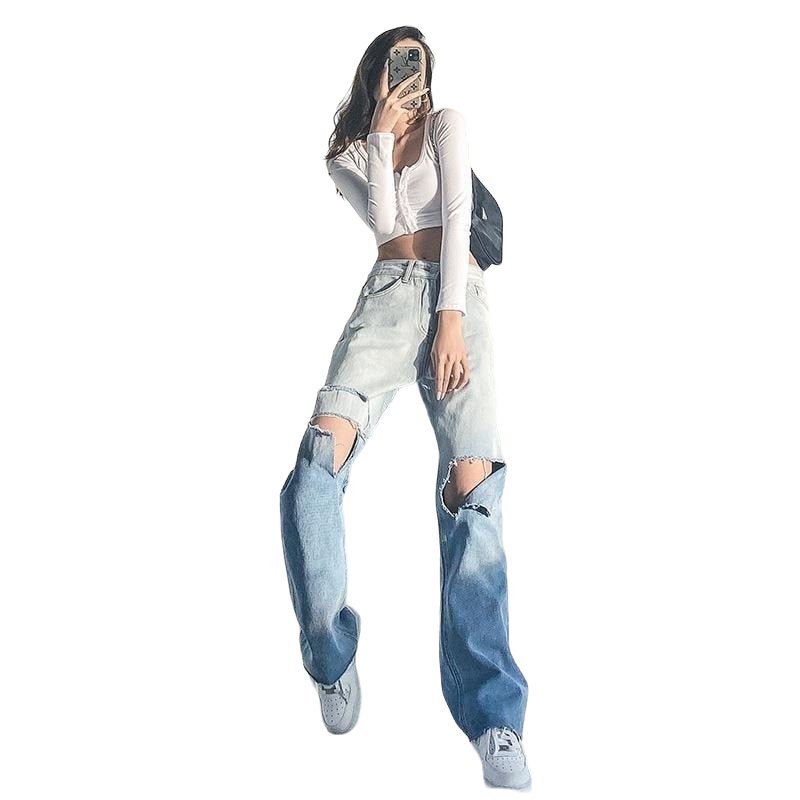 Y2K Grunge Style Jeans - Vintage 90s Aesthetic Denim for Trendy Outfits