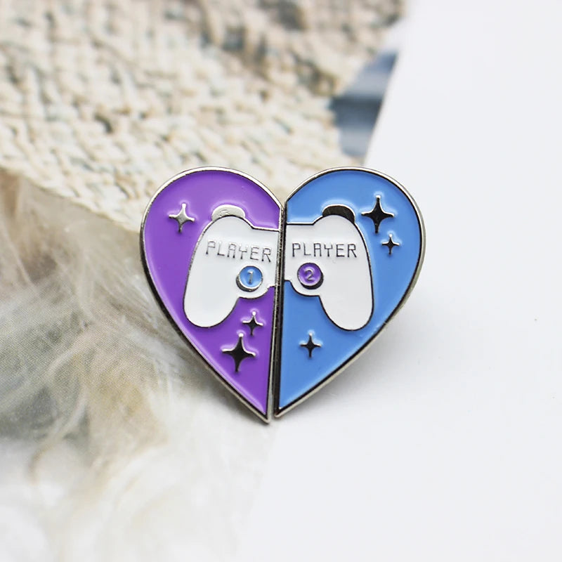 Y2K Heart Shaped Pins for Coquette Aesthetic & Cute Outfits - Trendy Accessories