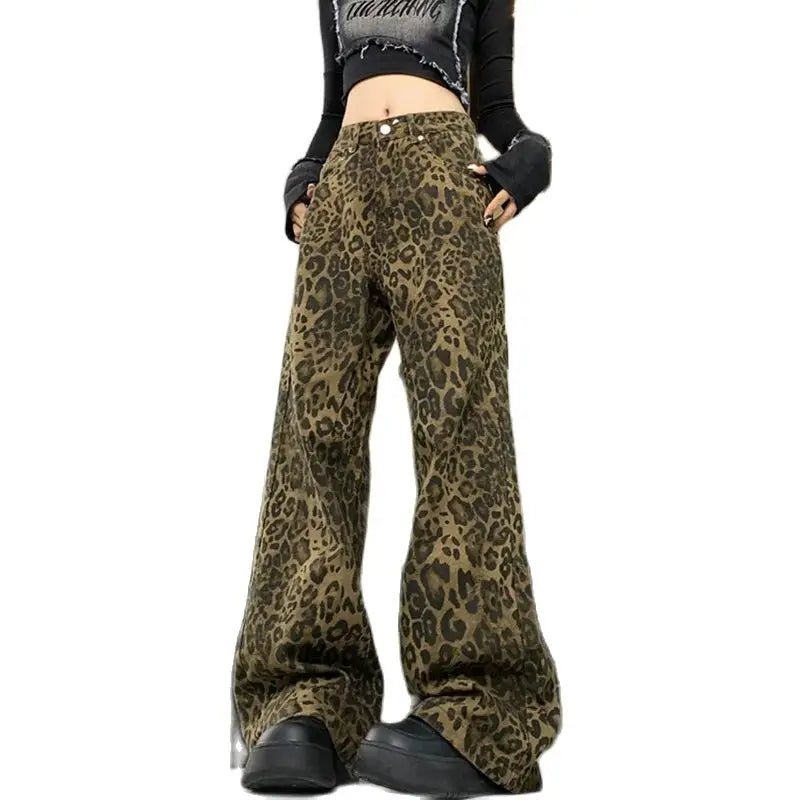 Y2K High Waist Retro Jeans for Trendy Grunge and Coquette Aesthetic Outfits