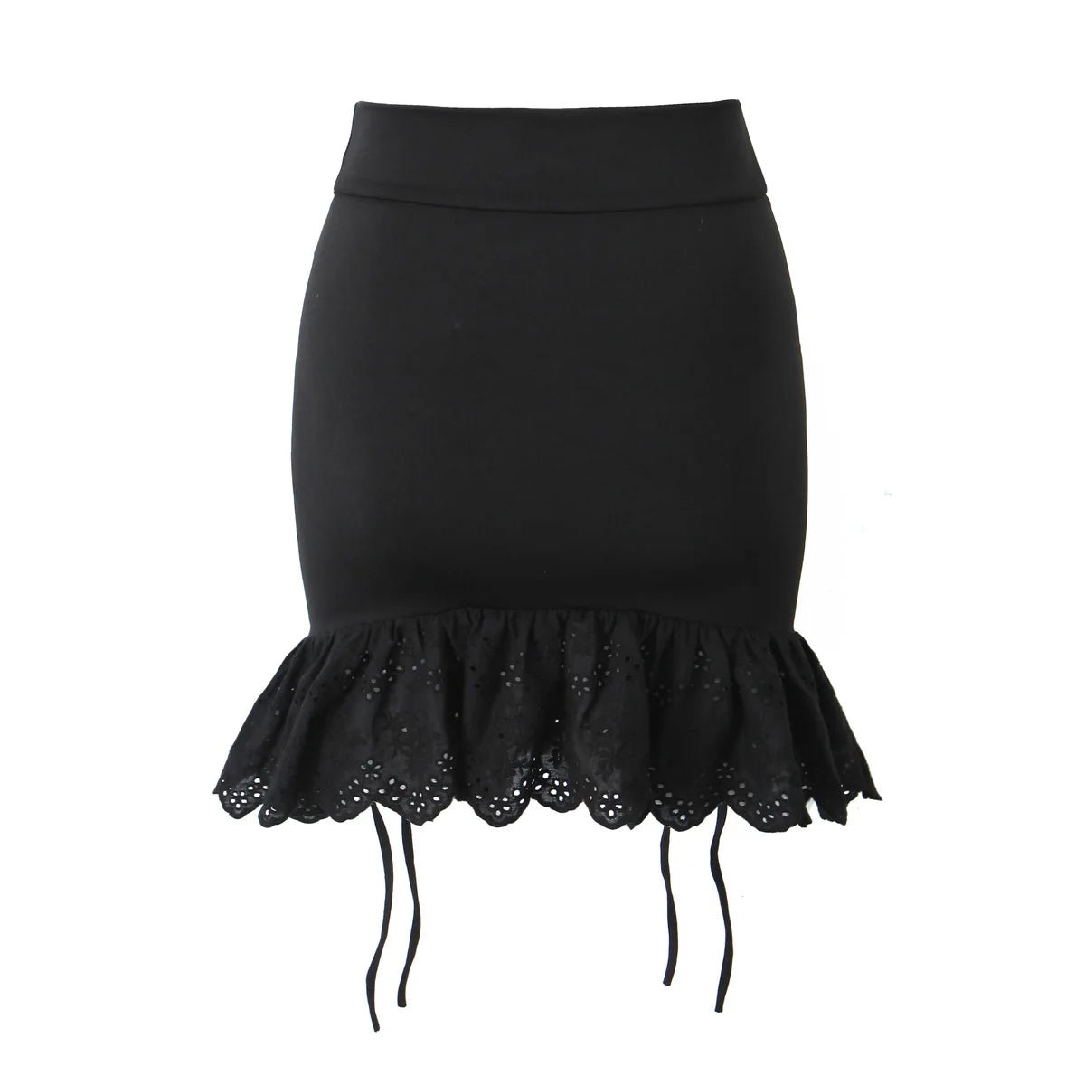 Y2K Lace Hem Mini Skirt - Trendy Coquette Aesthetic for Stylish Outfits