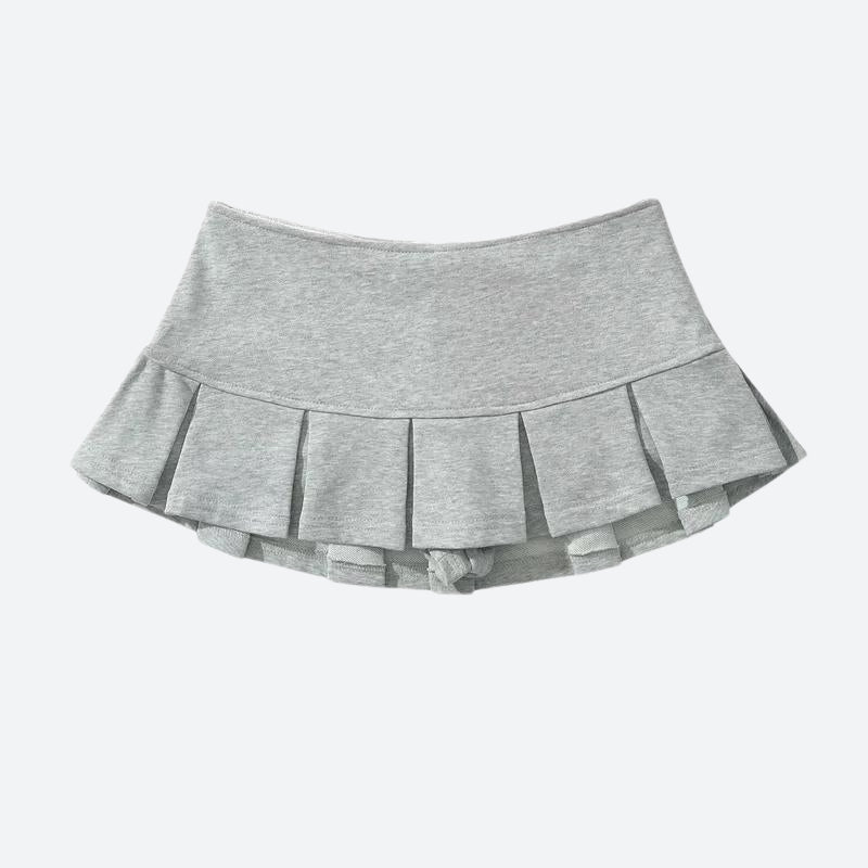 Y2K Pleated Micro Mini Skort - Trendy Coquette Aesthetic Skirt for Cute Outfits