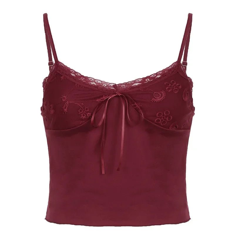 Y2K Satin Bowknot Crop Top - Cute Coquette Aesthetic for Stylish Outfits