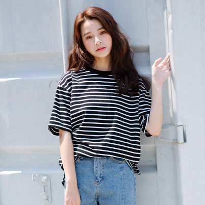 Y2K Vintage Casual Striped Shirt - Retro Aesthetic Top for Trendy Outfits